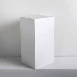 White Square Sculpture Base